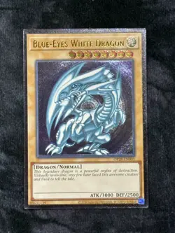 YUGIOH Blue-Eyes White Dragon OP28-EN001 Ultimate Rare NM #67 - Image 1