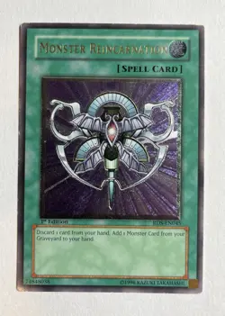 Yu-Gi-Oh! TCG Monster Reincarnation Ultimate Rare Holo 1st Ed RDS-EN045 VTG - Image 1