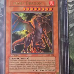 Konami Yu-Gi-Oh! Tyrant Dragon LOD-034 Effect 1st Edition - Image 1