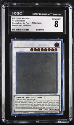 Red Dragon Archfiend GFP2-EN182 1st Edition Yu-gi-oh! CGC 8 Nm/mint *009 - Image 1