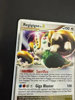 Regigigas LV x 100/100 Stormfront Platinum Pokemon Card Holo Ultra Rare - Image 5