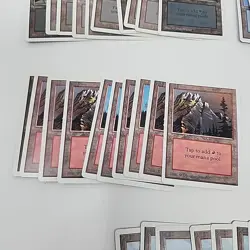 Lot of 50 Unlimited Magic The Gathering MTG Land Cards (10 of Each Color) NM LP - Image 4