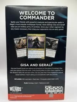 Magic: The Gathering Grave Danger Starter Commander Deck Gisa & Geralf 100 Cards - Image 2