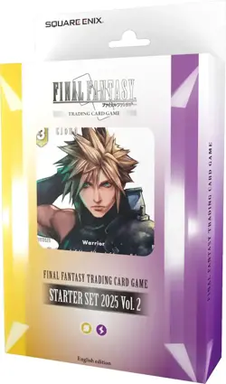 Final Fantasy TCG Starter Set 2025 Vol 2 English Edition Card Game Deck - Image 1