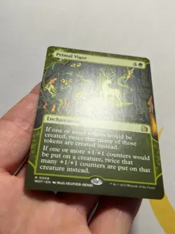 MTG: Primal Vigor Wilds of Eldraine: Enchanting Tales Borderless NM - Image 3
