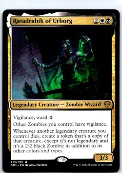#213 Ratadrabik of Urborg Dominaria United Rare - Image 1