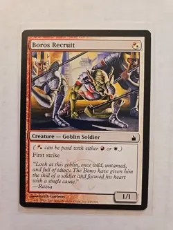 Boros Recruit - Ravnica City of Guilds - LP - Common - Creature - MTG - Image 1