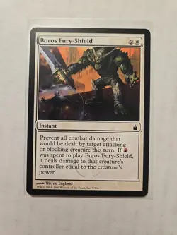 Boros Fury-Shield - Ravnica City of Guilds - LP - Common - Instant - MTG - Image 1