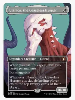 Ulamog, the Ceaseless Hunger (Borderless) Commander Masters Regular - Image 1