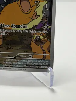 Team Rocket’s Raticate 202/182 IR Destined Rivals Sv10 ILLUSTRATION RARE Pokemon - Image 4