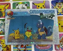Pokemon Charizard Vintage Pocket Monsters Vending HOLO Prism Sticker 99 Nintendo - Image 2