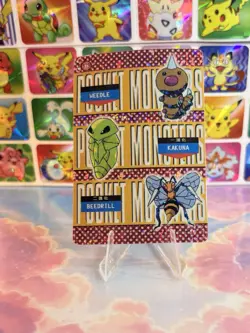 Pokemon Mewtwo Vintage Pocket Monsters Vending HOLO Prism Sticker 99 Nintendo - Image 2