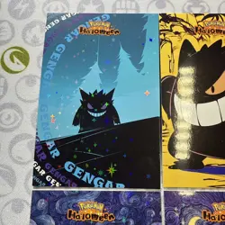 9 Star Holo Gengar Halloween Card Database Non-TCG Pokemon Cards Peru Set #7 - Image 2