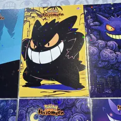 9 Star Holo Gengar Halloween Card Database Non-TCG Pokemon Cards Peru Set #7 - Image 3