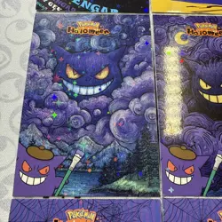 9 Star Holo Gengar Halloween Card Database Non-TCG Pokemon Cards Peru Set #7 - Image 5