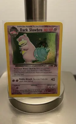 Pokemon Dark Slowbro Holo Rare Team Rocket 12/82 Wizards of the Coast - Image 1