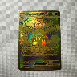 Mega Lucario ex 188/132 Gold Hyper Rare Pokemon Mega Evolution TCG - Mint - Image 1