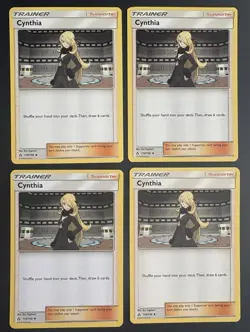 Cynthia Play Set X4 119/156 Ultra Prism LP/NM Pokemon TCG - Image 1