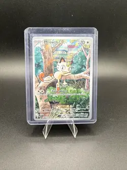 Pokemon TCG Meowth 106/094 Me02: Phantasmal Flames Holo - Image 1
