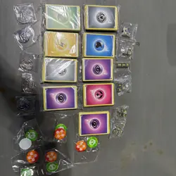 Pokemon Celebrations Metal Pikachu Coin 2020 Ultra Premium Metal Dice & 400+ - Image 1