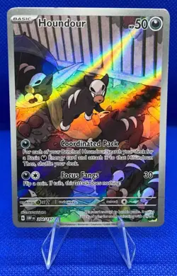 2023 Pokemon SV Obsidian Flames - OBF EN Houndour #204/197 - Image 1
