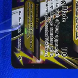 2015 Pokemon XY Roaring Skies M Gallade #100/108 (LP) - Image 4