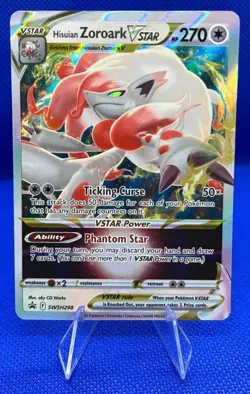 2019-2023 Pokemon Sword & Shield Black Star Promos Hisuian Zoroark #SWSH298 - Image 1