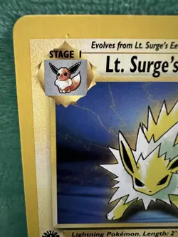 Lt. Surge's Jolteon 28/132 Gym Challenge (1st Edition) Pokemon TCG - Image 3