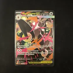 Pokemon Mega Lopunny EX 128/094 PFL: Rare Full Art Holo 330 HP - Image 1