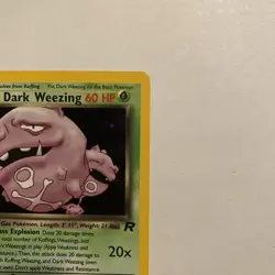 Dark Weezing 14/82 Holo Rare Team Rocket Unlimited WOTC Pokemon TCG Vintage - Image 3