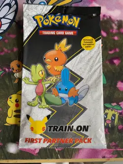Pokemon TCG: First Partner Pack Hoenn ( 3 Jumbo Crads, 2 Booster Packs) Sealed 820650809668 - Image 1