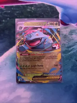 Pokemon Prize Pack Series 8 MEGA VENUSAUR ex NM - Image 1