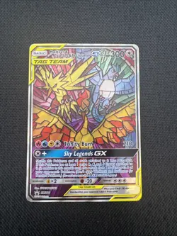 Moltrex Zapdos Articuno GX SM210 Pokemon Hidden Fates Black Star Promo - LP - Image 1