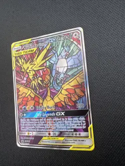 Moltrex Zapdos Articuno GX SM210 Pokemon Hidden Fates Black Star Promo - LP - Image 3