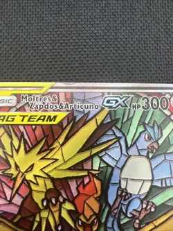 Moltrex Zapdos Articuno GX SM210 Pokemon Hidden Fates Black Star Promo - LP - Image 4