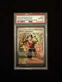 #236/182 Ethan’s Adventure PSA 10 - Destined Rivals DRI English Pokemon 2025 SIR - Image 1