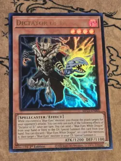 Yugioh Dictator of D. MP23-EN005 1st Edition Ultra Rare NM - Image 1