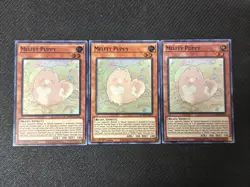 Yugioh *Melffy Puppy 1st Edition Super Rare X3* (LP) ROTD-EN019 - Image 1