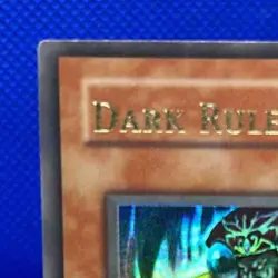 2003 Yu-Gi-Oh! Gaming Legacy of Darkness 1st Edition Dark Ruler Ha Des #LOD-001 - Image 3