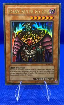 2003 Yu-Gi-Oh! Gaming Legacy of Darkness Dark Ruler Ha Des #LOD-001 - Image 1