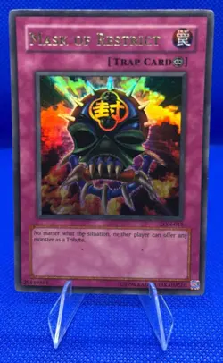 2003 Yu-Gi-Oh! Labyrinth of Nightmare Mask Restrict #LON-018 - Image 1