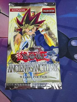 Yugioh TCG! SEALED Ancient Sanctuary Booster Pack 1st Edition - LIGHT - Image 1