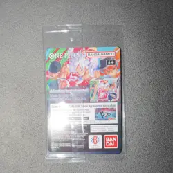 Bandai Namco One Piece CCG Monkey D. Luffy US Voyage Promo Full Art Holo Card - Image 3