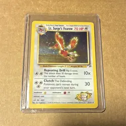 Pokemon Lt. Surge's Fearow Gym Heroes Rare Card 22/132 70 HP 2000 TCG - Image 1