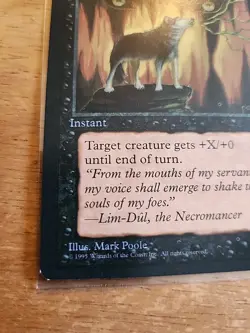 Howl from Beyond - Ice Age - Error Card - Misprint & Miscut - MTG Magic - Image 2