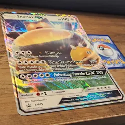 Jumbo Snorlax GX SM05 LP 2016 Pokemon Sun & Moon Collection Box Promo Card - Image 2