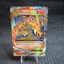Pokemon M Charizard EX 13/108 Evolutions Ultra Rare Mega Full Art Holo Card - Image 1