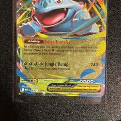 Pokemon TCG Mega Venusaur EX Holo Double Rare Card 003/132 - Image 3