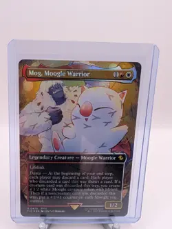 Mog, Moogle Warrior [Borderless Foil] #476 Magic Final Fantasy Commander - Image 1