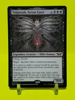 MTG - VALGAVOTH, TERROR EATER DSK 0120 - NM - DUSKMOURN: HOUSE OF HORROR - Image 1